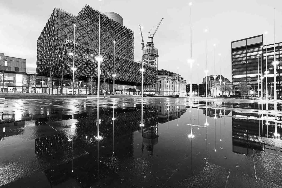 Photo de la bibliothèque de Birmingham en Angleterre